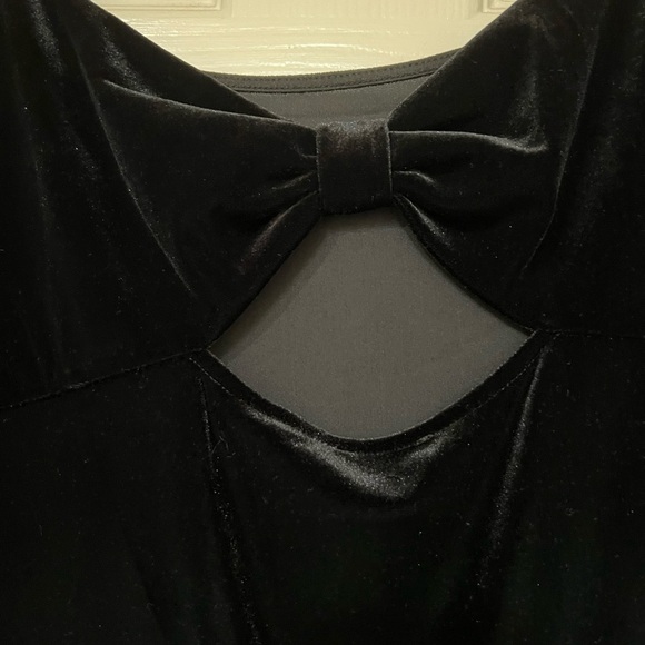 Talbots Black Long Sleeve Cocktail Gown - Picture 4 of 10